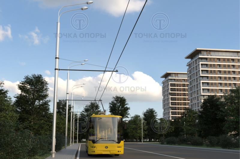 Опора контактной сети ТФГ-З000-10,0-01